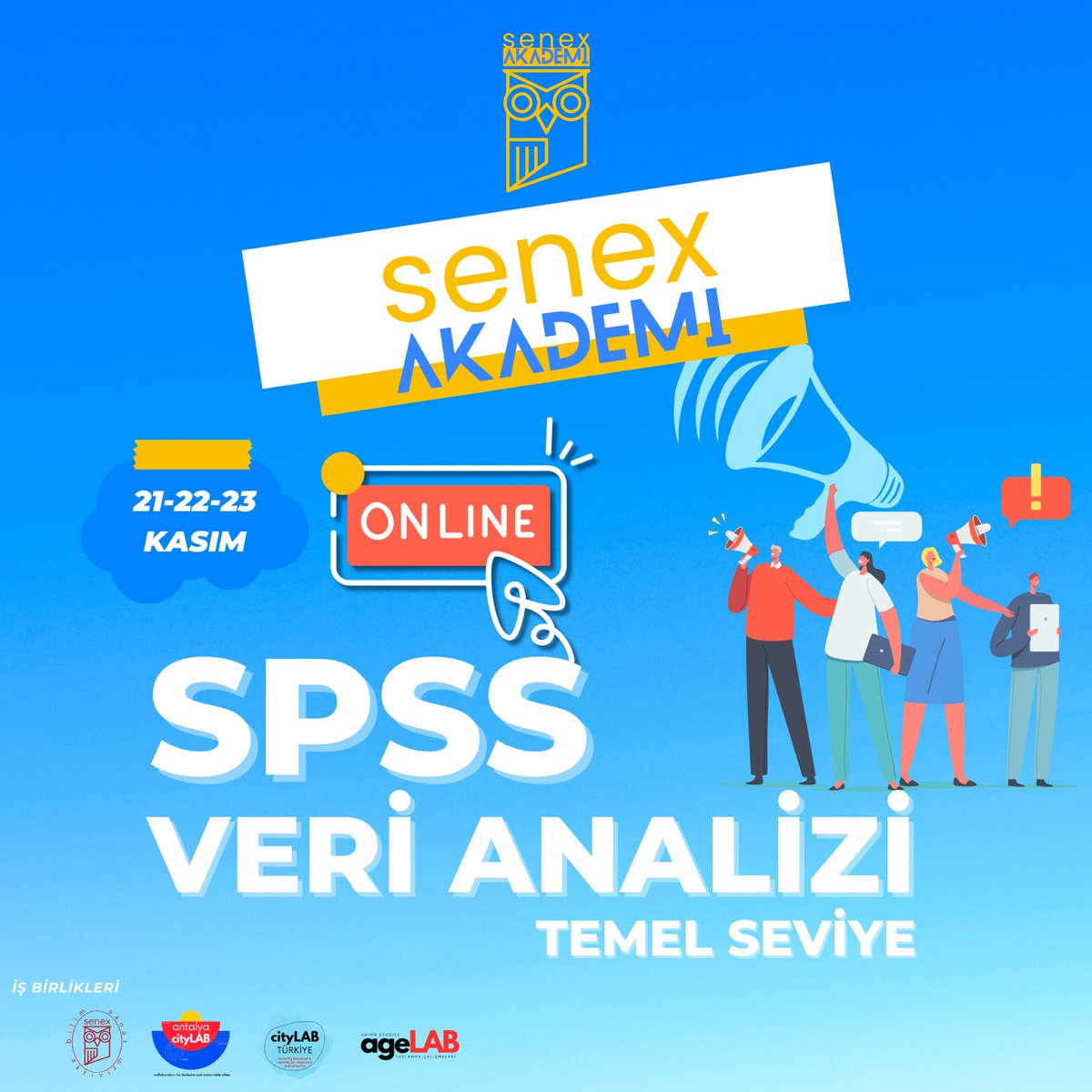 SenexDernek's tweet photo. 2024 yılının son programı 📣📣📣
#SenexAkademi tarafından @OzgurArun direktörlüğünde sunulan SPSS - Temel Seviye Veri Analizi eğitimleri 21-22-23 Kasım 2024 tarihlerinde ONLINE gerçekleşecek🌻
Program hakkında detaylar için 👇🏽
https://t.co/YkNt3eebZU https://t.co/B1RNFZ5jts