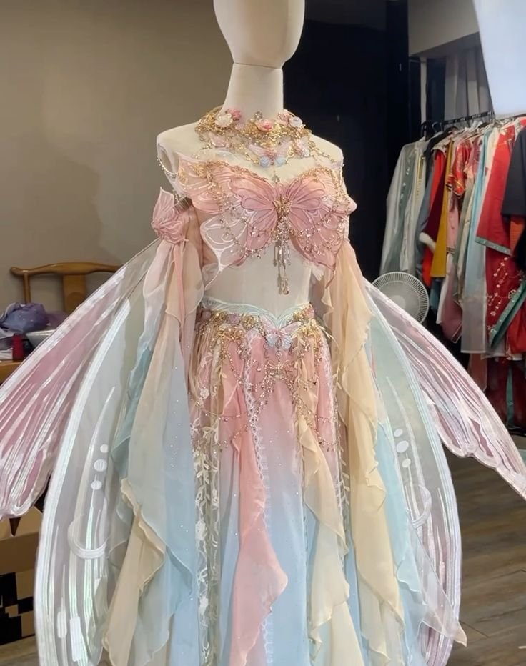 archivedlooks's tweet image. Butterfly dress 🦋