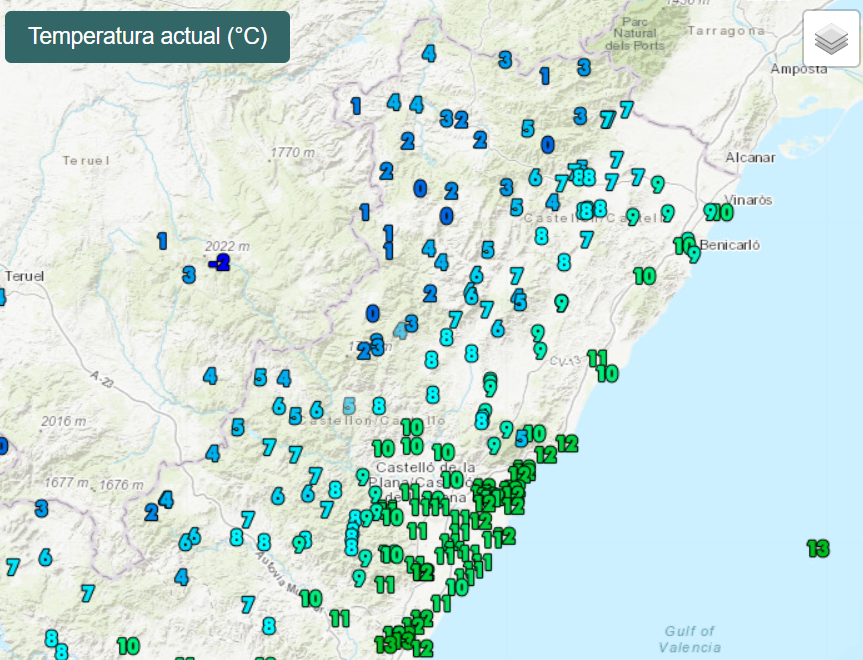 moles_gerard's tweet photo. ❄️ Comencen a veure's els primers paisatges emblanquits a les comarques de l'interior de Castelló. La cota de neu es manté entre els 1150/1200m. ❄️
Webcams de Xodos, Vistabella i Castellfort. @avamet https://t.co/n05PCIAbKY