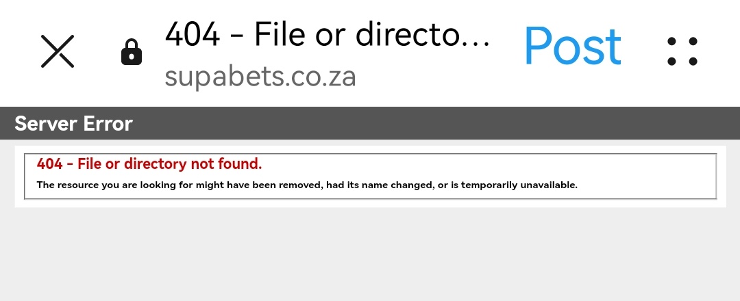BesterJanine1's tweet photo. @Supabets_mzansi Link is not working. https://t.co/WjL9YfHKxM