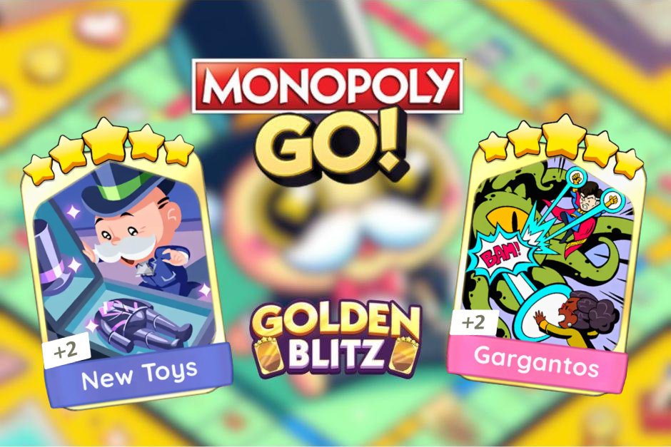🌟Golden Blitz Event🌟
🧐2 Gold Cards for 5 star: New Toys &amp; Gargantos
🕰️Start Time: November 19th, 2024 
   
If you want gold cards to complete your album, come to IGGM store: 
👉iggm.com/monopoly-go-st…
#MonopolyGo #goldenblitz #goldcard #Monopoly