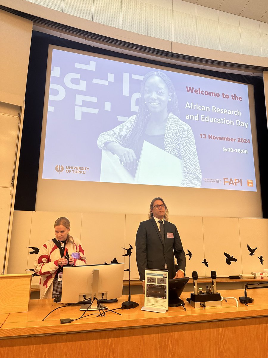 Opening of the Africa Research Day at the University of Turku by the director of the Finland-Africa Platform for Innovation, Jussi Jauhiainen. Two AfriStadi members will present: Sai Väyrynen and @FriederikeLupke