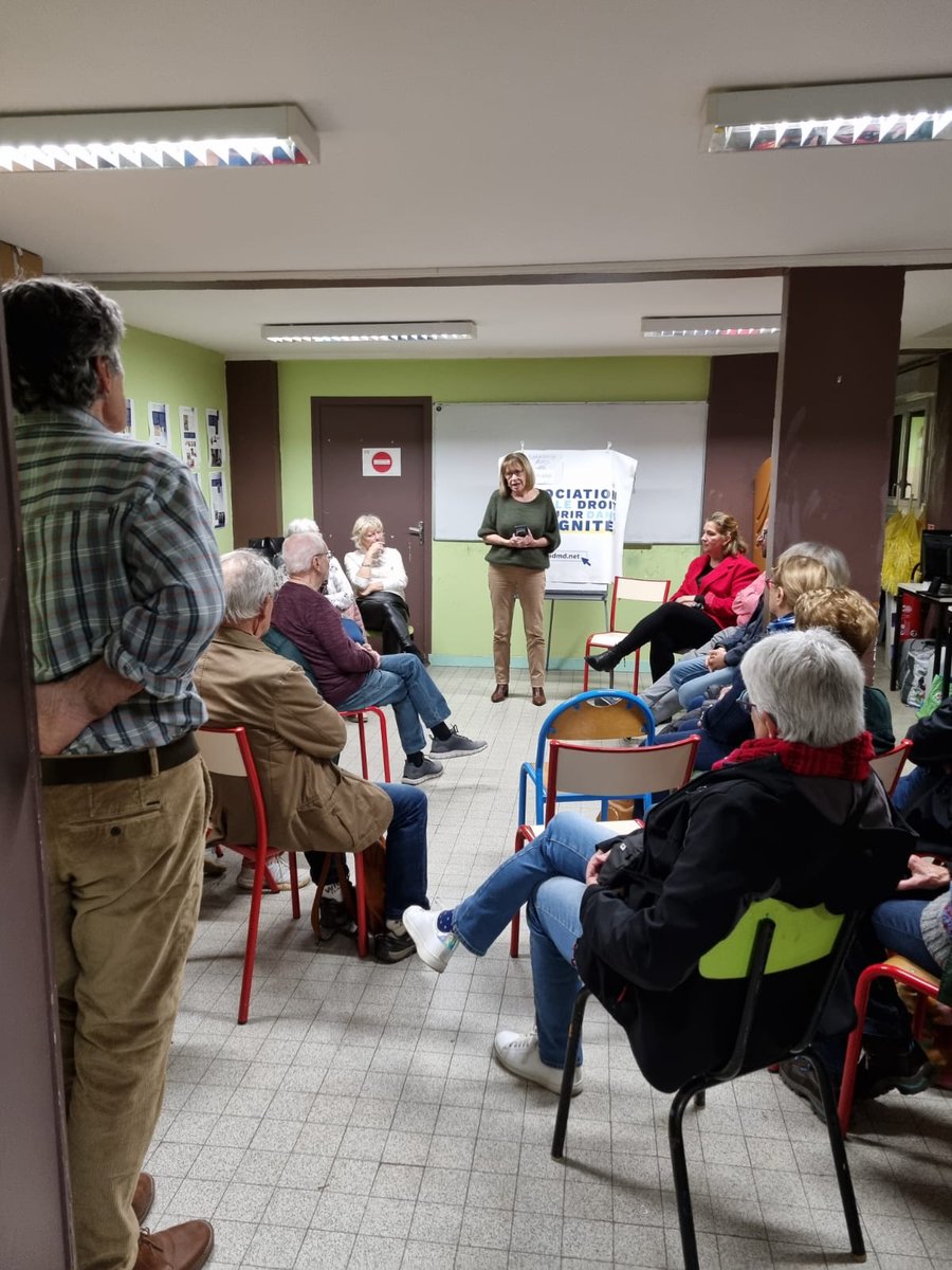 📃 Inauguration de la permanence de l'@AdmdFrance de #Privas.
#FinDeVie : ce sera un lieu d’aide, d’information et d’écoute ouvert à tous, annonce Élisabeth Foucault, déléguée départementale de l’@ADMDFrance pour l'#Ardèche. 
#Santé #Solidarité