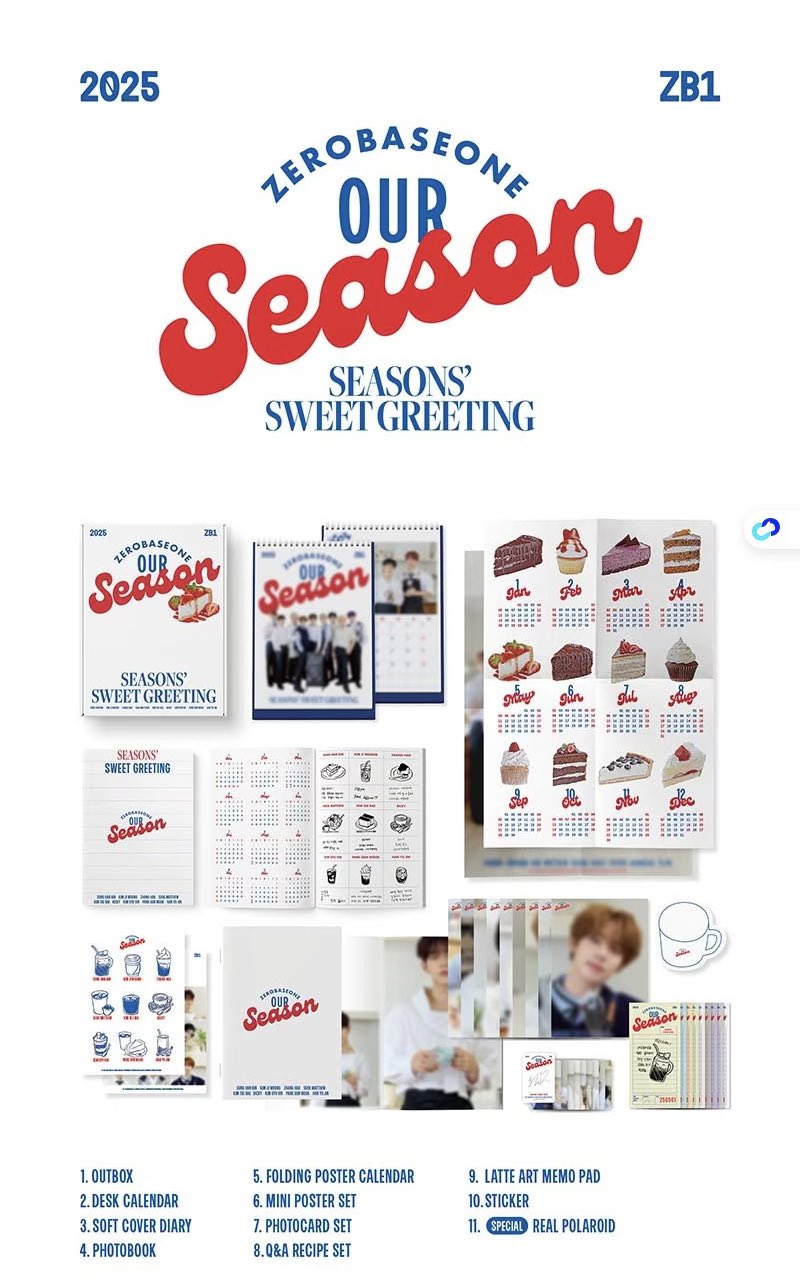 休日限定 SEASON'S 最新情報 2025 GREETINGS予約販売のご案内 P1Harmony K-POP・アジア