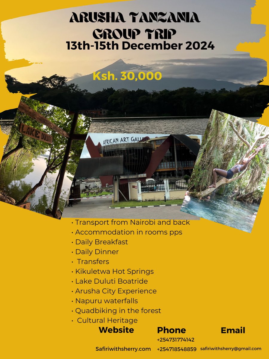 Let’s go to Tanzania in December