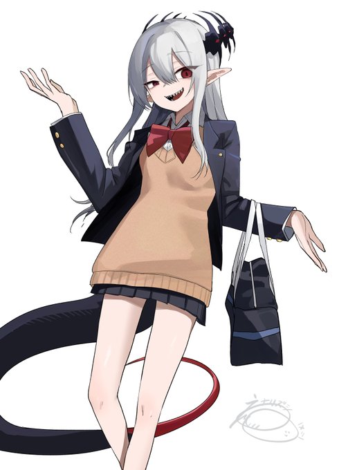 人が通う「学校」というものに興味が湧いてのう
どうじゃ?似合うておるか? 