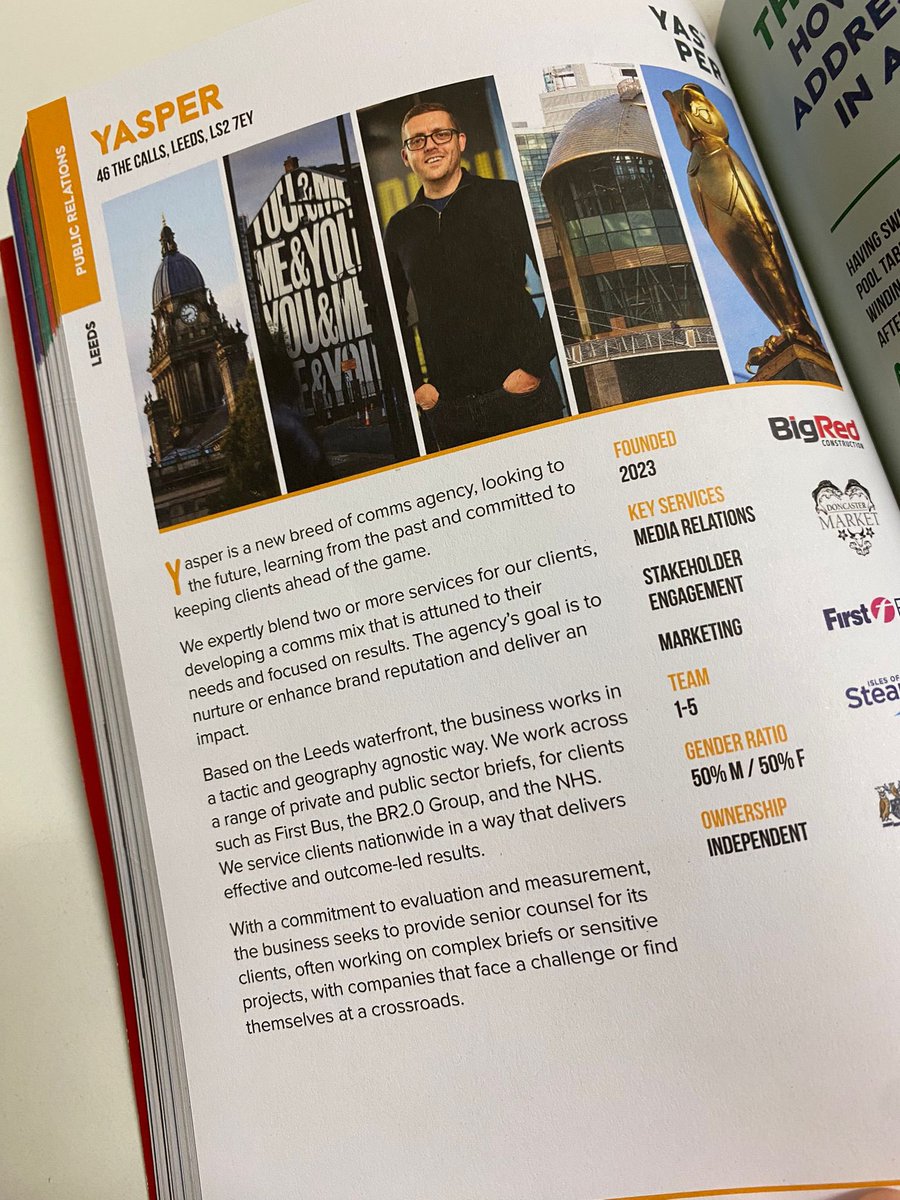 yasper_agency's tweet photo. Great to see the @ProlificNorth Agency Guide land on our desk last week. 🤩 https://t.co/TbeK5crp17