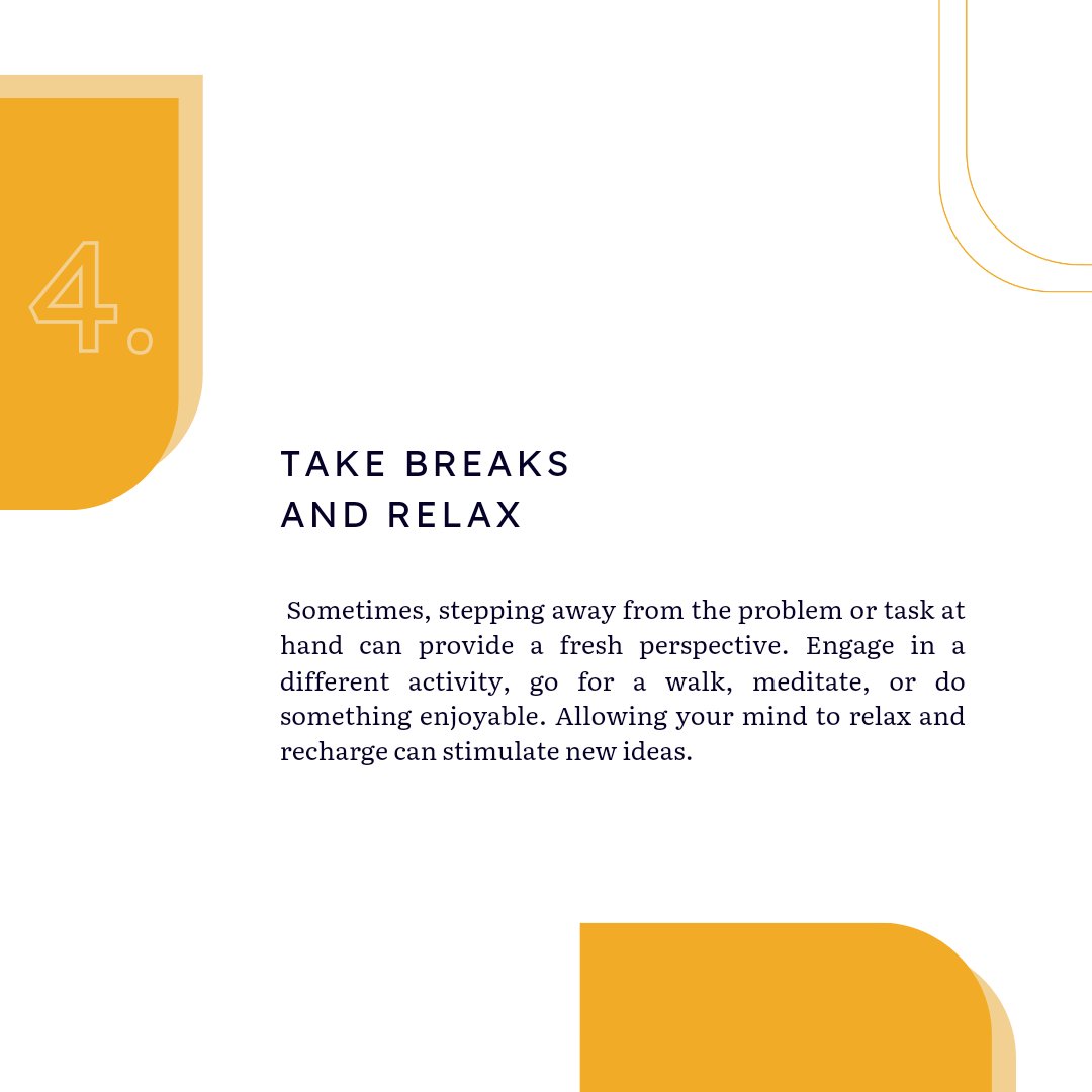 clusterliveapp's tweet photo. Stuck in a creative block? It happens to the best of us. Here are some proven strategies to reignite your imagination and break through the block! 🌟 Let's get those fresh ideas flowing.
#CreativeBlock #FreshIdeas #Inspiration #Clusterlive #Brainstorming #OvercomeBlocks https://t.co/ef0NDD5EOz