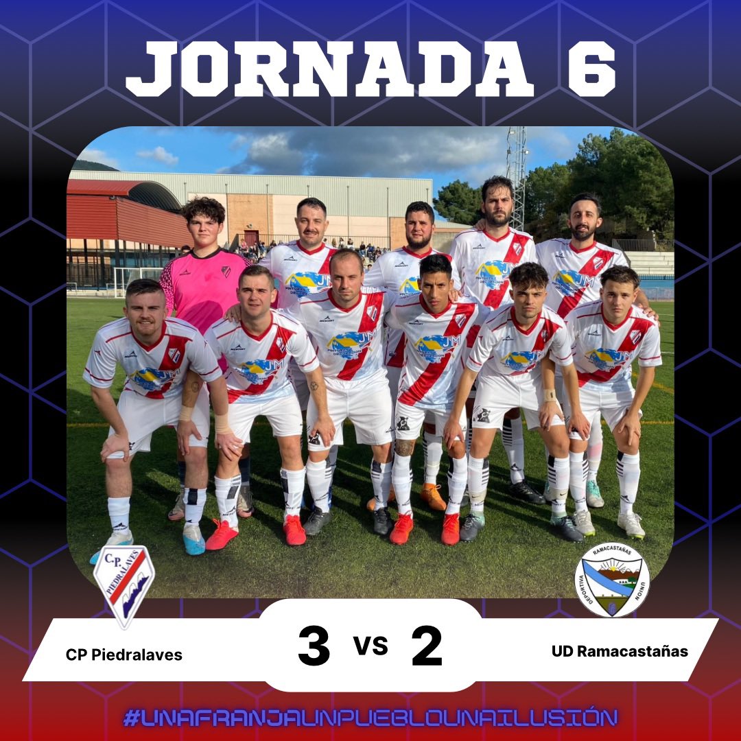🗓️ PRIMERA PROVINCIAL - JORNADA 6

⚽️  Partido que nos enfrentó al UD Ramacastañas y que terminó con victoria para los nuestros por 3-2, con goles de Rodol, Moi y Pablo.

⚪️🔴¡SOMOS EQUIPO!

#unafranjaunpueblounailusion