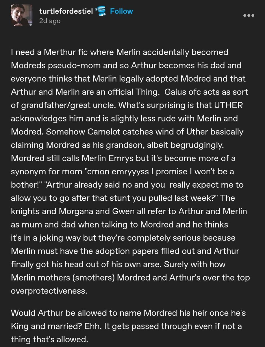 MORDRUID's tweet image. Ꮺ.⠀ merlin and arthur stealing morgana’s son 😭
