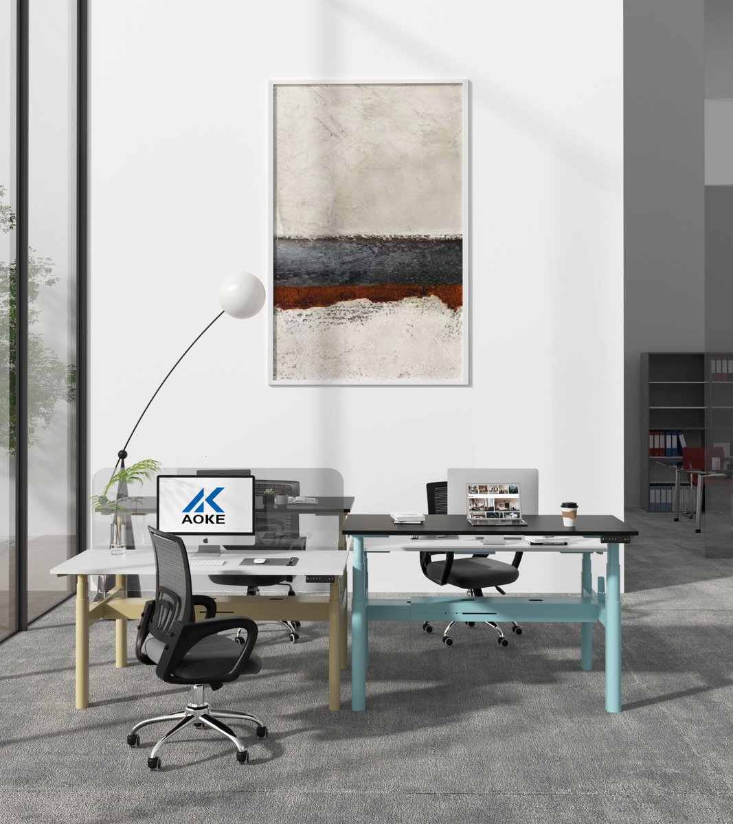 AokeYoutub5743's tweet image. &quot;I think I’m just too good at my job!&quot; 🤯 But… is that really a good thing?

Adjustable desks offer a new way to “move while working”! 🚶‍♂️

Stand up, stretch a bit, and step away from the screen for a moment
#ErgonomicWorkspace #homeoffice #ActiveWorkspace #employeewellbeing