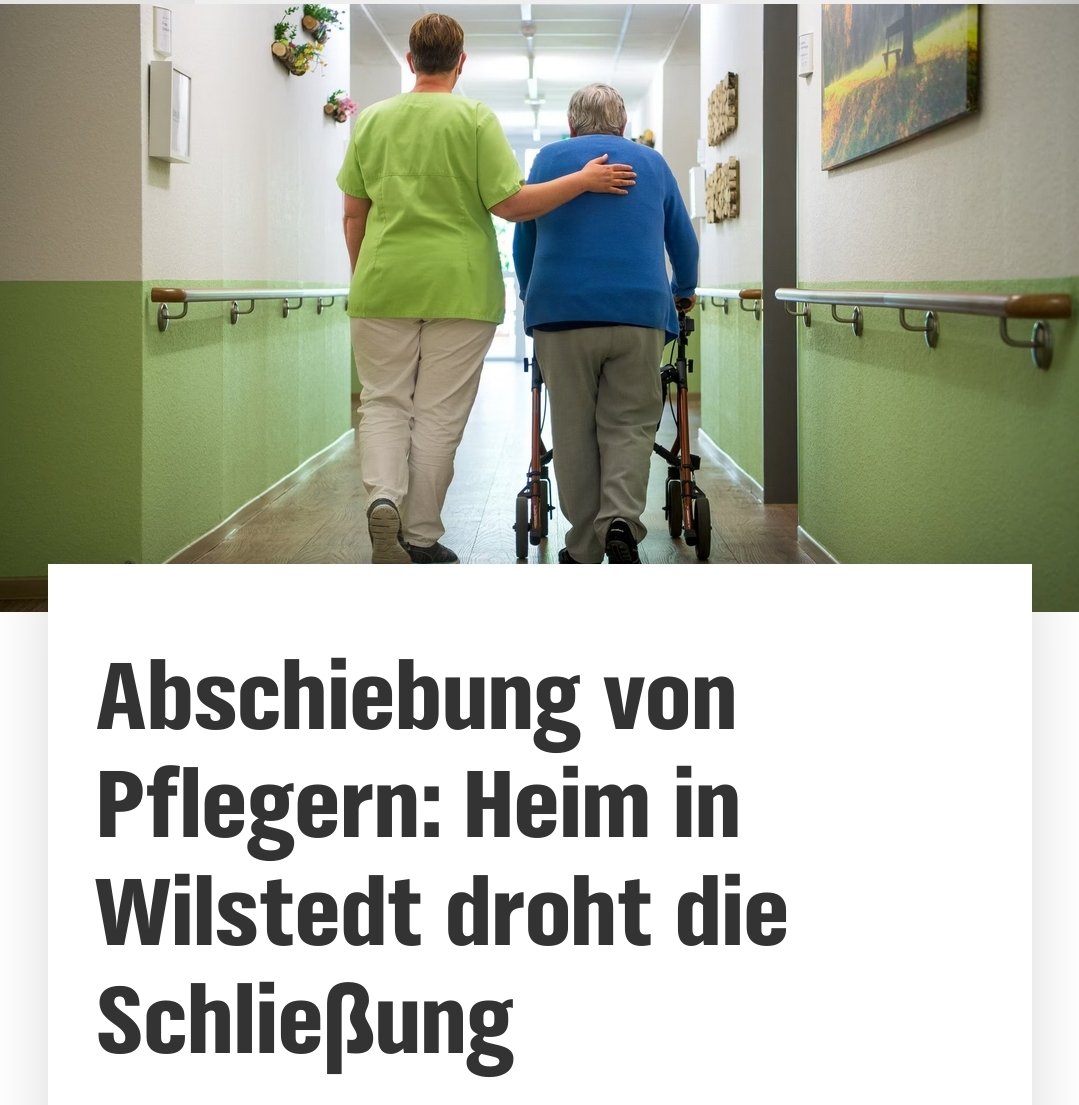 Stell dir vor, du wählst rassistisch und dann werden die Pfleger:innen für deine demenzkranken Angehörigen abgeschoben. Jetzt ist es auf einmal nicht mehr so lustig, hm?

ndr.de/nachrichten/ni…