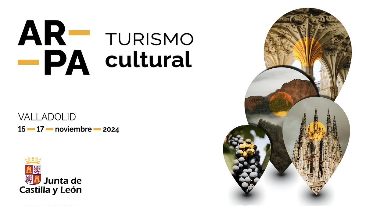 🌍📢 ¡Estamos emocionados de anunciar nuestra participación en la feria AR-PA TURISMO Cultural 2024!

📆 Tendrá lugar el 15, 16 y 17 de noviembre en Valladolid.

En el marco de nuestro trabajo con AEICE, este año seremos patrocinadores y expositores de AR-PA Turismo Cultural.