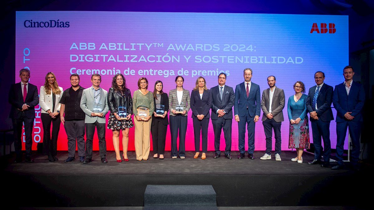ABB en España (@abb_spain) on Twitter photo 🏆ABB reconoce los proyectos innovadores basados en tecnología digital para impulsar el desarrollo sostenible en su recemonia de los #ABBAwards24. Enhorabuena a <a href="/riberasalud/">Ribera | Salud Responsable</a>, <a href="/CTengineers/">The CT Engineering Group</a>, #MiFood, <a href="/Repsol/">repsol</a>, <a href="/SEFPgob/">Secretaría de Estado de Función Pública</a> y <a href="/carmeartigas/">Carme Artigas</a>. Más Info:
new.abb.com/news/es/detail… 🏆ABB reconoce los proyectos innovadores basados en tecnología digital para impulsar el desarrollo sostenible en su recemonia de los #ABBAwards24. Enhorabuena a <a href="/riberasalud/">Ribera | Salud Responsable</a>, <a href="/CTengineers/">The CT Engineering Group</a>, #MiFood, <a href="/Repsol/">repsol</a>, <a href="/SEFPgob/">Secretaría de Estado de Función Pública</a> y <a href="/carmeartigas/">Carme Artigas</a>. Más Info:
new.abb.com/news/es/detail…