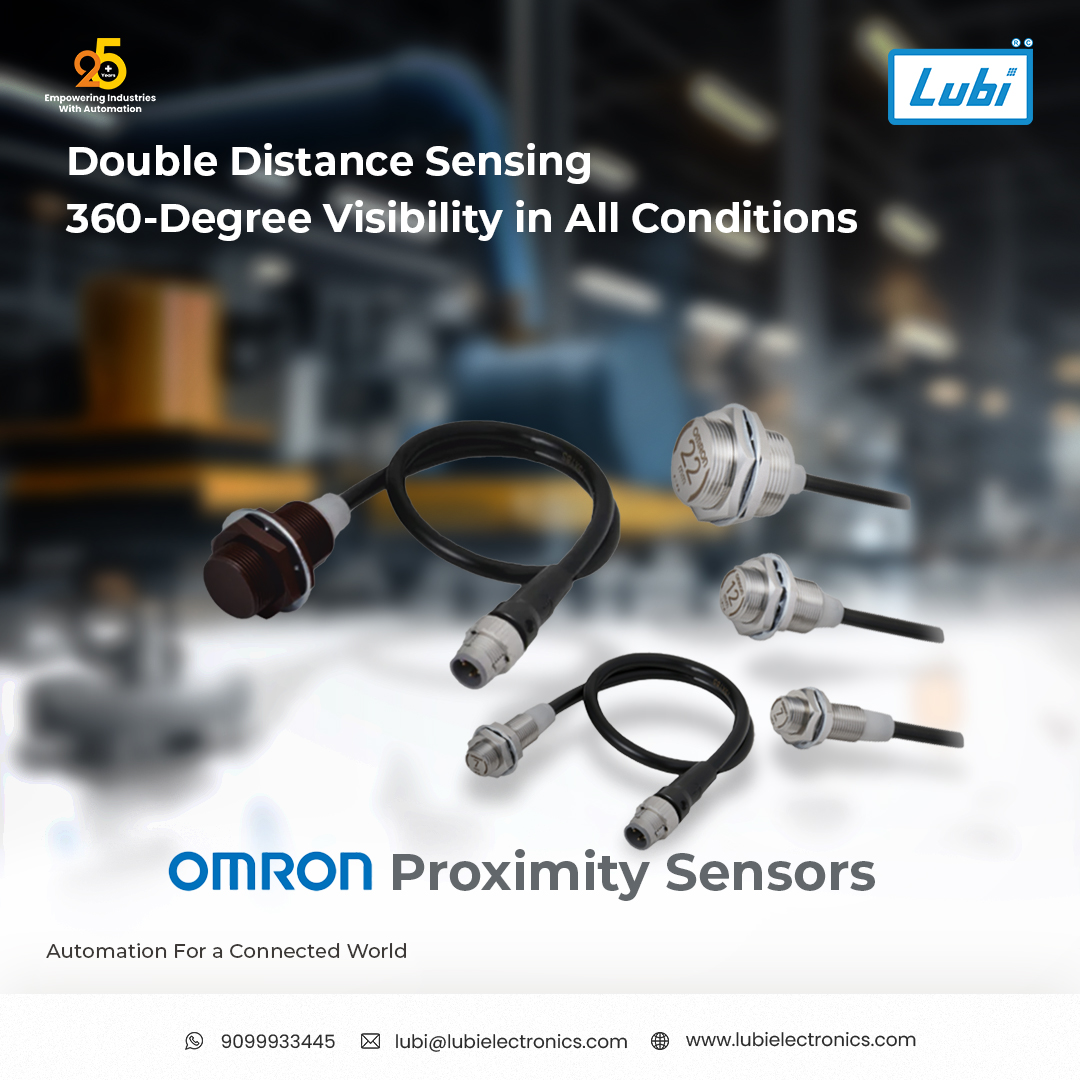 Lubi_Electronic's tweet image. Enhance Automation Safety & Precision! #LubiElectronics provides OMRON #ProximitySensors—durable and precise for automated systems. With over 370 models, they satisfy industrial needs. Explore OMRON's advanced sensors today! Contact Lubi: 9099933445 or lubi@lubielectronics.com