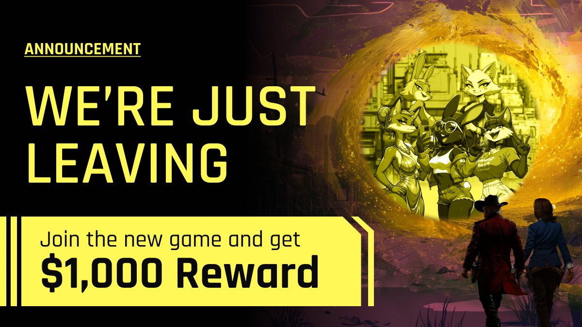 thepolygames's tweet photo. Good Bye and
Hello, everyone !

Join the new game, @FurrtopiaApp and get $1,000 reward now ! 
👉 https://t.co/4GfQY3RFWc https://t.co/YoQgHjuQ6X