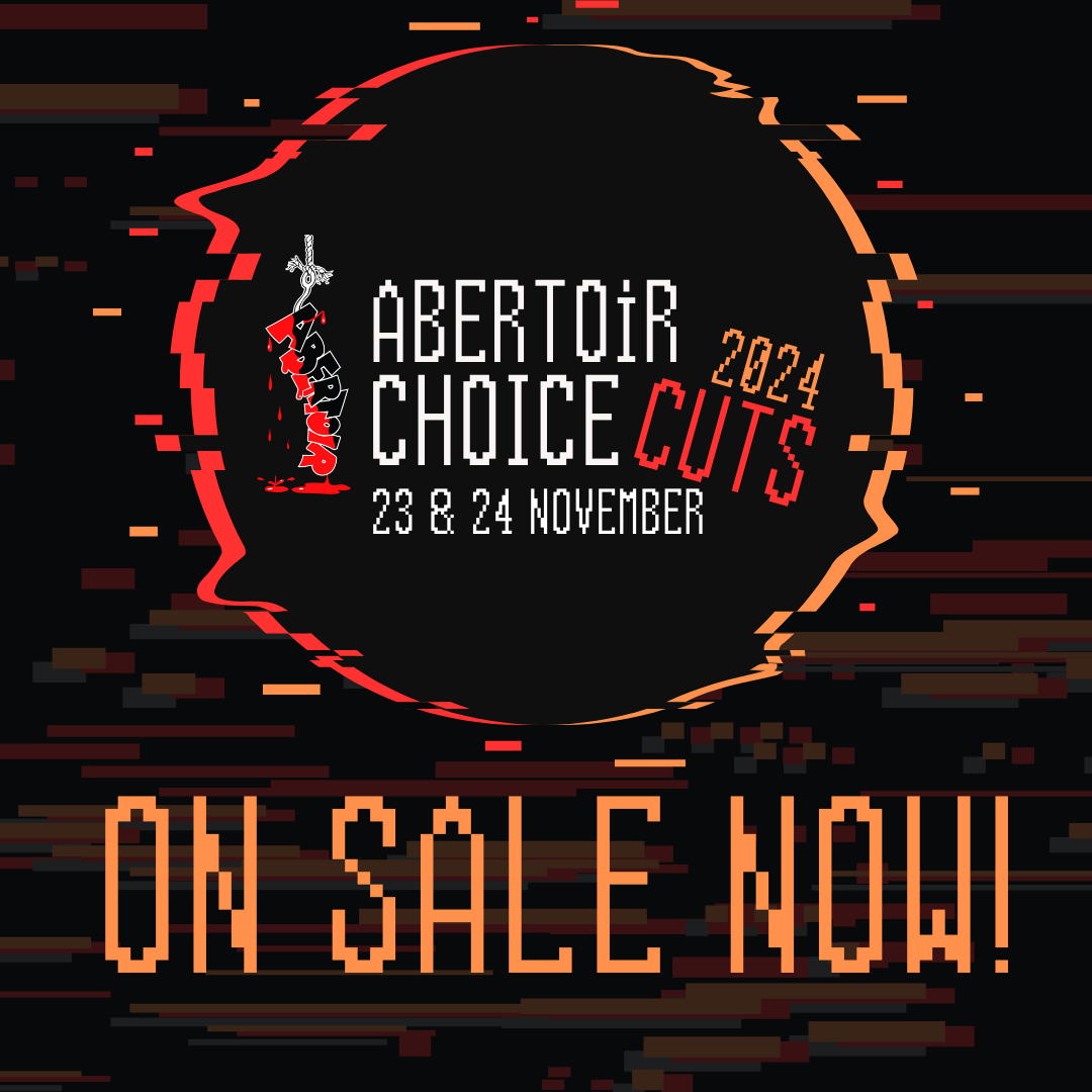 #Abertoir2024 Choice Cuts now live on <a href="/eventive_org/">Eventive</a>! 

Can't make it to Aberystwyth this week? Get a taste of Abertoir at home, 23 &amp; 24 Nov!

£25 for everything or £7.50 per film/event - full schedule and FAQs over on Eventive: abertoir2024.eventive.org/welcome