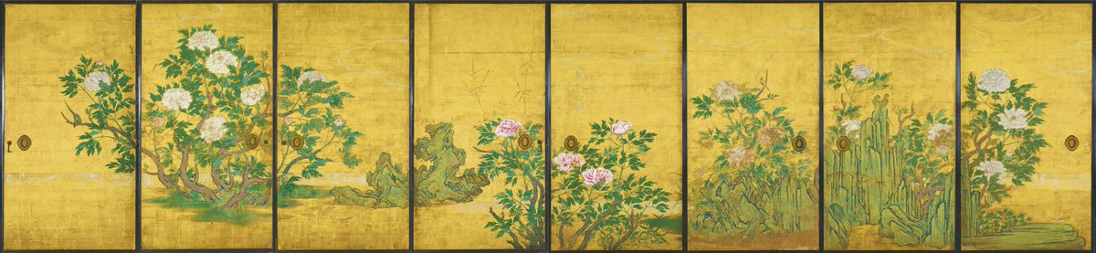 狩野 山楽 かのう さんらく Kanō Sanraku 1559–1635 《牡丹図》 ぼたん