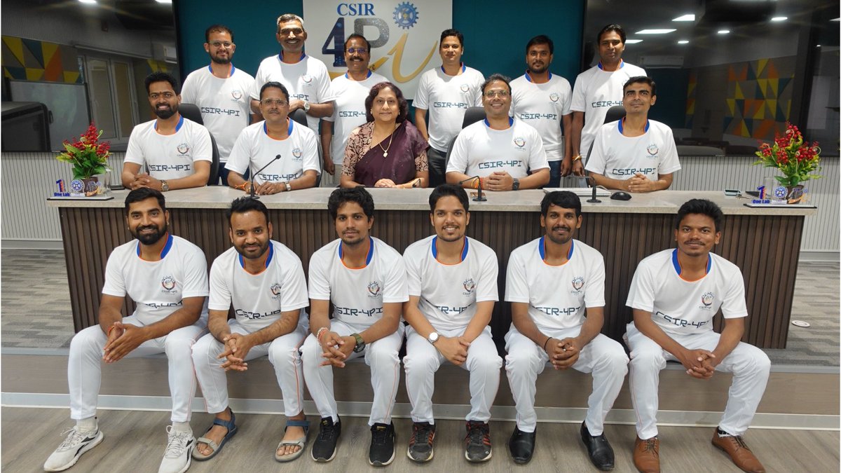 CSIR_4PI's tweet image. Proud moment for CSIR-4PI as we are all set to participate for the first time in 52nd SSBMT cricket tournament to showcase teamwork and sportsmanship. A big cheer for team.🏏 #CSIR4PI  #SSBMT @CSIR_IND