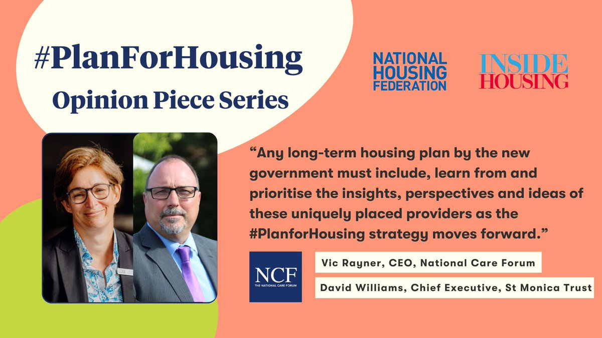 National Housing Federation (@natfednews) on Twitter photo "It’s time to stop developing general needs housing in isolation from older people and putting gates around retirement communities."
<a href="/NCFCareForum/">National Care Forum</a> for our #PlanForHousing series
👉housing.org.uk/news-and-blogs… "It’s time to stop developing general needs housing in isolation from older people and putting gates around retirement communities."
<a href="/NCFCareForum/">National Care Forum</a> for our #PlanForHousing series
👉housing.org.uk/news-and-blogs…