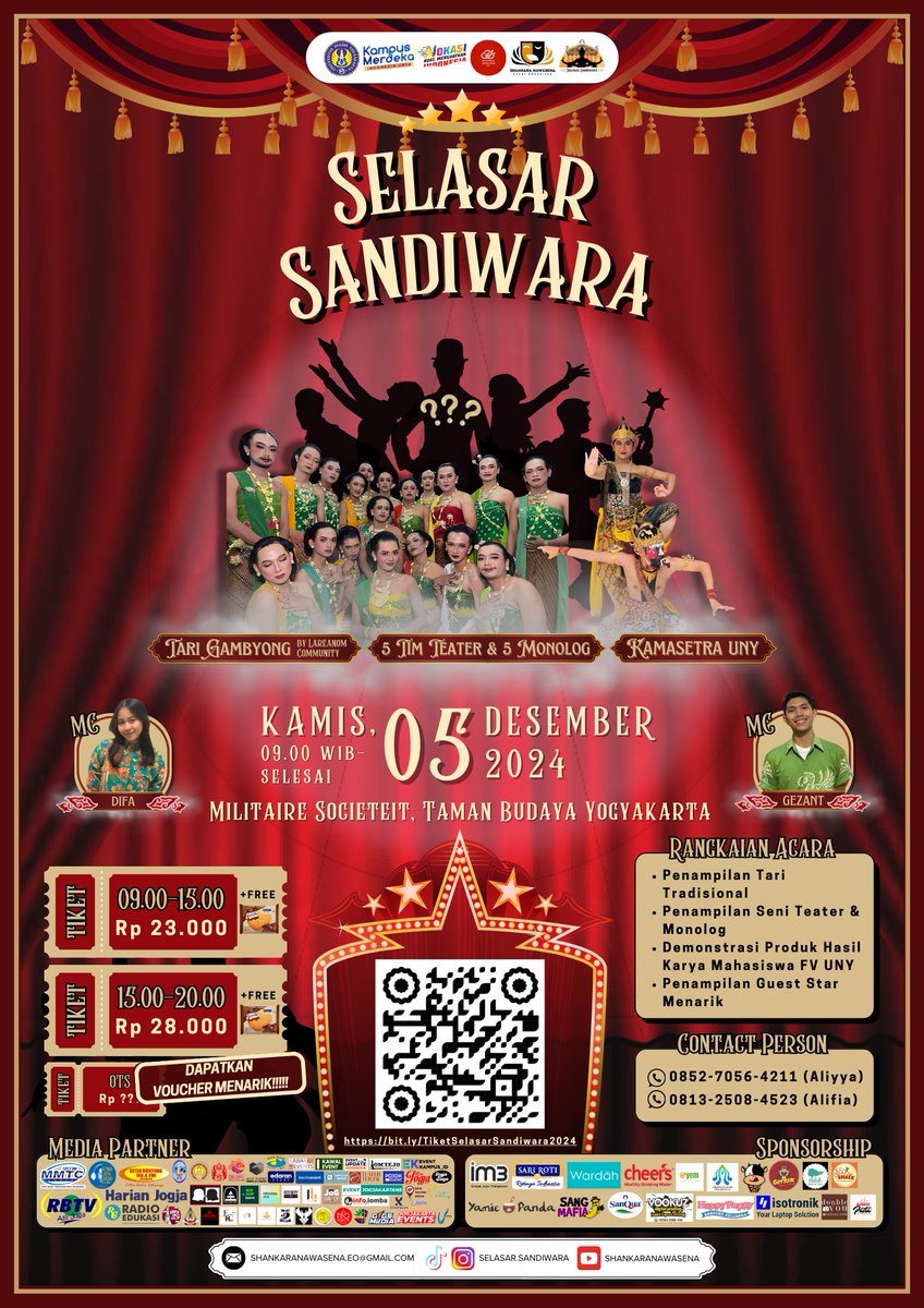 Selasar Sandiwara    

Kamis, 5 Desember 2024 
Pukul : 09.00 WIB - Selesai 

Info lebih Lanjut instagram.com/p/DCTgNsPTJQv/