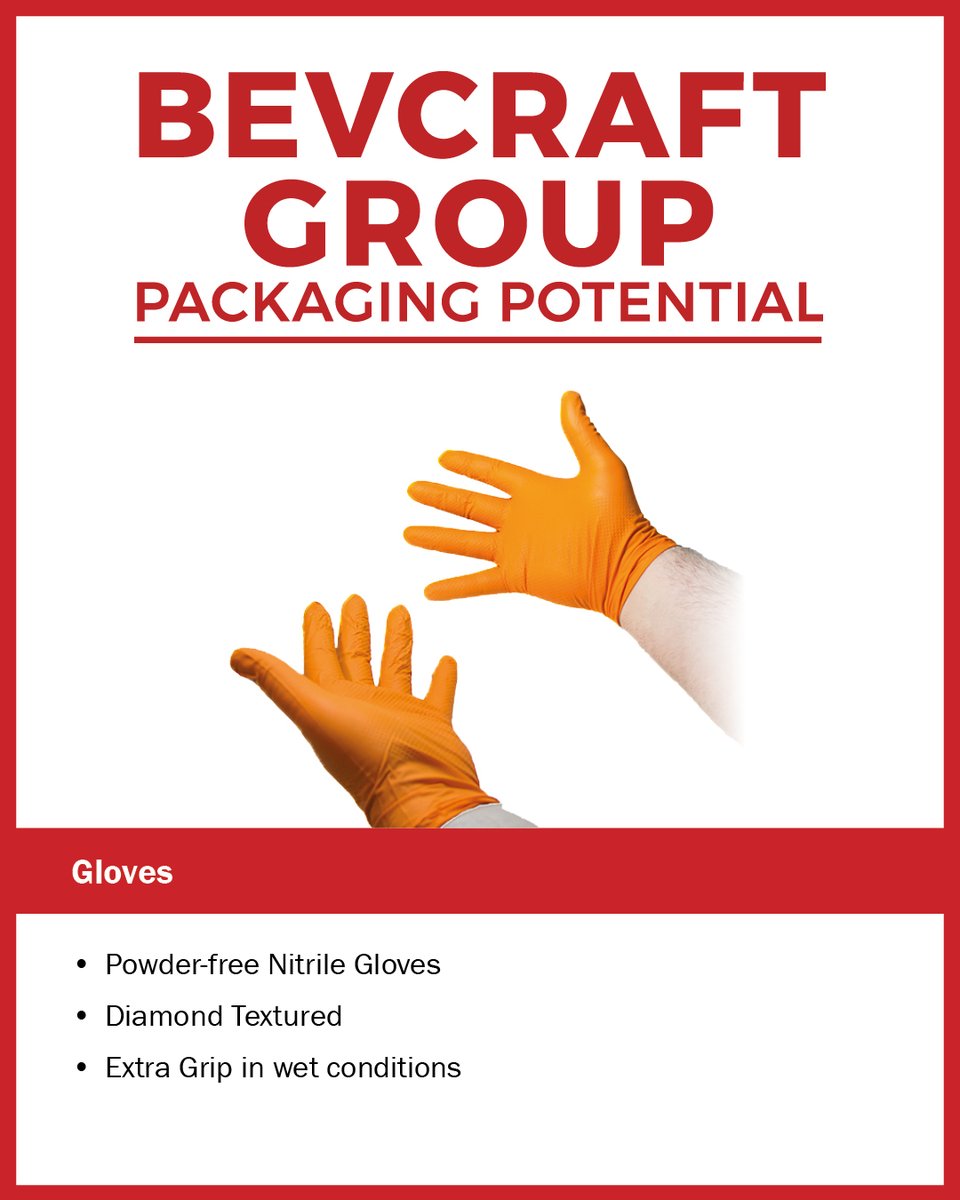 Irish Craft Canning (@irish_c_canning) on Twitter photo Did you know? π€
We supply powder-free nitrile gloves that are ideal for working in wet conditions. π§€ We have multiple sizes available, so they're sure to fit like a glove π
Get in touch today to place your order!
π: 0449330753
βοΈ: orders@bevcraft.ie Did you know? π€
We supply powder-free nitrile gloves that are ideal for working in wet conditions. π§€ We have multiple sizes available, so they're sure to fit like a glove π
Get in touch today to place your order!
π: 0449330753
βοΈ: orders@bevcraft.ie