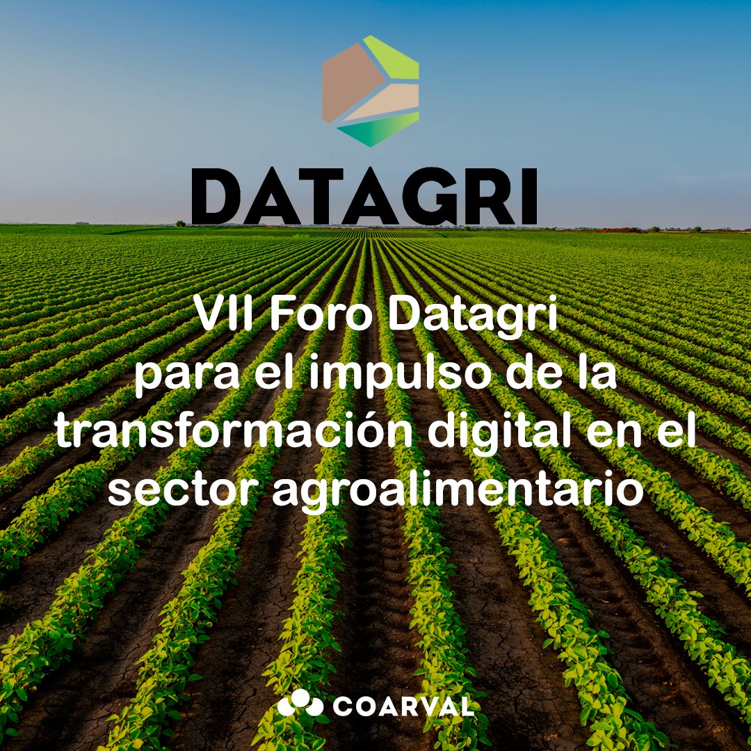 Coarval's tweet photo. 📢🙂Hoy y mañana estamos en @ForoDatAgri  𝗩𝗜𝗜 𝗙𝗼𝗿𝗼 #𝗗ATAGRI 𝗽𝗮𝗿𝗮 𝗲𝗹 𝗶𝗺𝗽𝘂𝗹𝘀𝗼 𝗱𝗲 𝗹𝗮 𝘁𝗿𝗮𝗻𝘀𝗳𝗼𝗿𝗺𝗮𝗰𝗶𝗼́𝗻 𝗱𝗶𝗴𝗶𝘁𝗮𝗹 𝗲𝗻 𝗲𝗹 𝘀𝗲𝗰𝘁𝗼𝗿 𝗮𝗴𝗿𝗼𝗮𝗹𝗶𝗺𝗲𝗻𝘁𝗮𝗿𝗶𝗼.

Síguelo online ➡️️https://t.co/hHrWic24bN

#coarval #digitalización https://t.co/g6NUdv8RPd