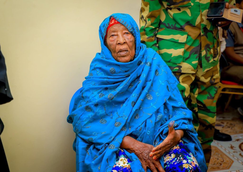 President Bihi’s mother voted for the #SomalilandElections.