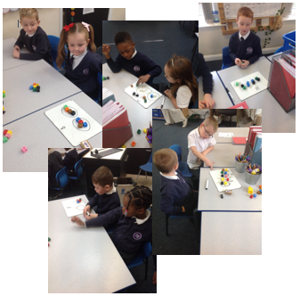 MrsCookYear1's tweet photo. We explored sharing into equal groups using concrete objects #TheMillMaths https://t.co/J86EJBf9LO