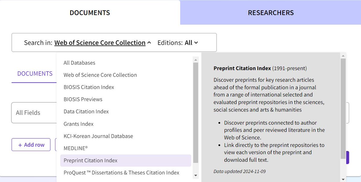 Libraries in STFC (@libraries_stfc) on Twitter photo Our Web of Science subscription comes with "perks", i.e. extra databases meant to make a researcher's life easier and information-rich.
Join the WoS workshop next week to find out more!
β‘οΈshorturl.at/Fn6fh
<a href="/STFC_Matters/">Science and Technology Facilities Council</a> <a href="/DiamondLightSou/">Diamond Light Source</a> <a href="/RutherfordApLab/">Rutherford Appleton Laboratory</a> <a href="/DaresburyLab/">Daresbury Laboratory</a> Our Web of Science subscription comes with "perks", i.e. extra databases meant to make a researcher's life easier and information-rich.
Join the WoS workshop next week to find out more!
β‘οΈshorturl.at/Fn6fh
<a href="/STFC_Matters/">Science and Technology Facilities Council</a> <a href="/DiamondLightSou/">Diamond Light Source</a> <a href="/RutherfordApLab/">Rutherford Appleton Laboratory</a> <a href="/DaresburyLab/">Daresbury Laboratory</a>