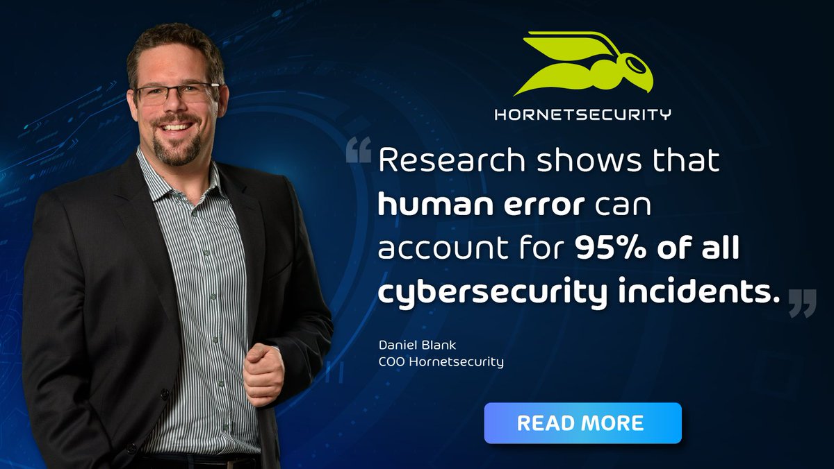 🔐 Human error is a major yet often overlooked cyber risk. Continuous training and a strong security culture are key to minimizing mistakes and protecting your organization. Stay vigilant!🛡️

👉 bit.ly/4ehsXki

#CyberSecurity #DataProtection #HumanError  #Training