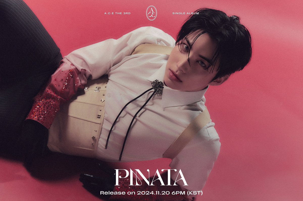official_ACE7's tweet image. [#ACE_COMEBACK]

#AcePINATA 
𝐀.𝐂.𝐄 𝐓𝐡𝐞 𝟑𝐫𝐝 𝐒𝐢𝐧𝐠𝐥𝐞 𝐀𝐥𝐛𝐮𝐦 𝐏𝐈𝐍𝐀𝐓𝐀

• Destroyed Mirror ver. #WOW

🎧 Release on
2024.11.20 WED 6PM (KST)

#ACE #PINATA
#에이스 #피냐타 #와우