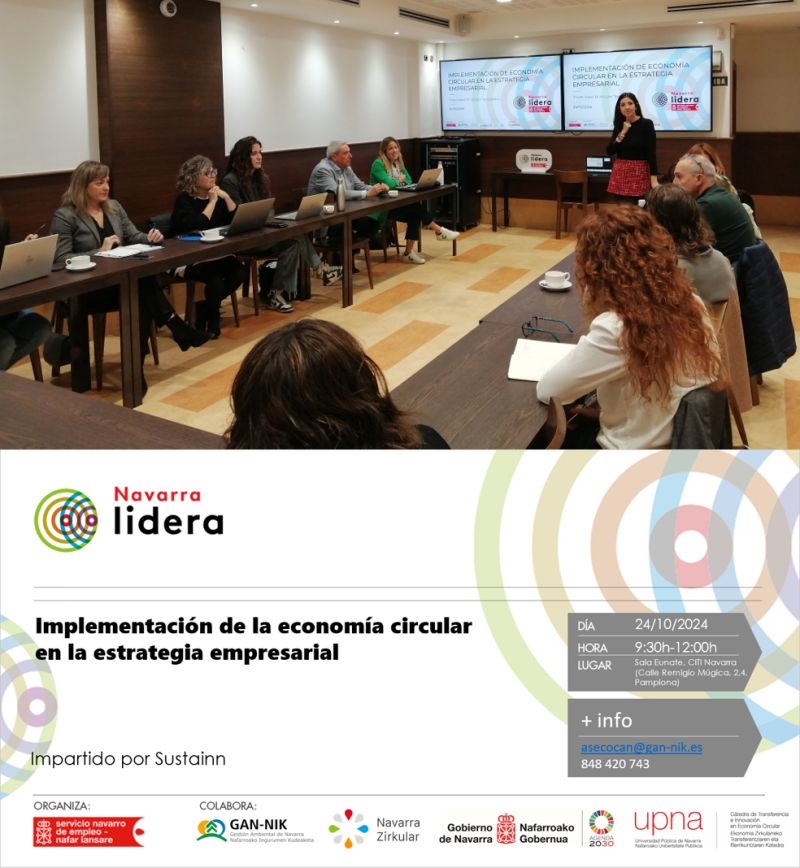 Pasado 24/10: jda intercambio metodología y ejemplos organizada x SNE (#lidera) impartida por <a href="/wearesustainn/">Sustainn</a> y con @GanNavarra y otras entidades colaboradoras - 👁️imagen-.  Gracias Azkoyen y <a href="/BeeplanetF/">BeePlanet Factory</a> x compartir vtras experiencias.