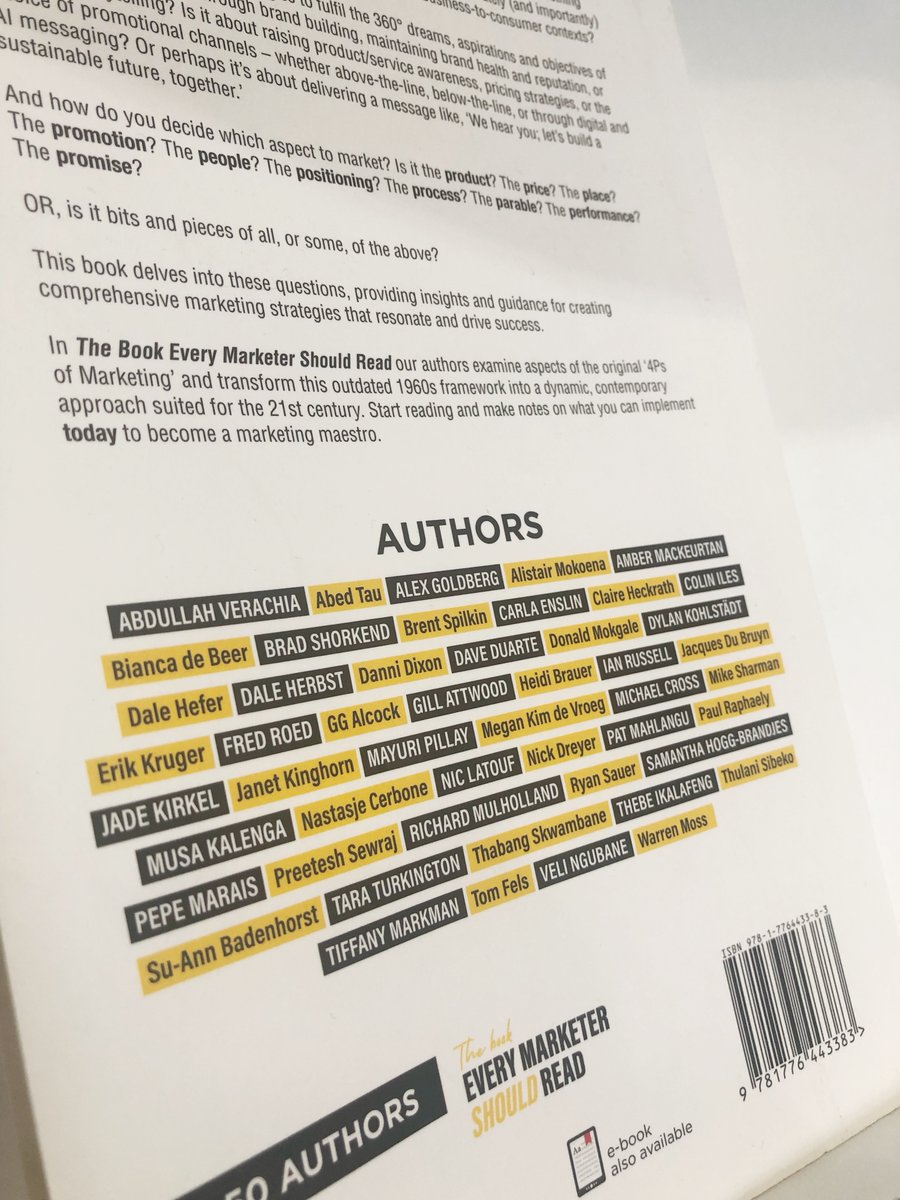 It’s here!

Huge thanks to Tracey McDonald Publishers for inviting me to contribute a chapter alongside marketing masterminds I admire and have collaborated with.

#B2BMarketing #B2B #ThoughtLeadership