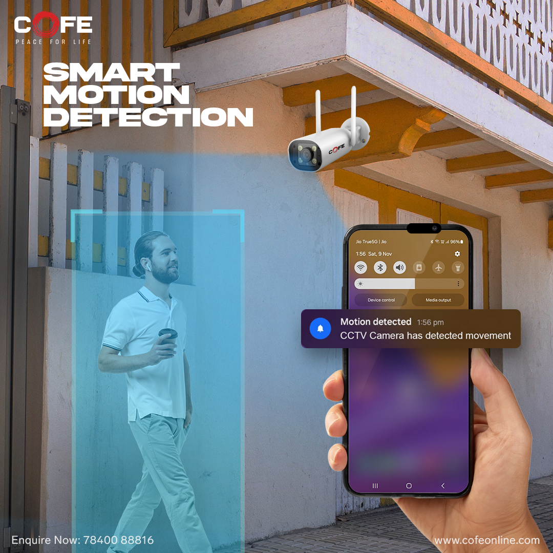 cofe_official's tweet image. Stay one step ahead with Cofe's Smart Motion Detection! 📹 Get real-time alerts directly on your phone whenever movement is detected, ensuring enhanced safety and peace of mind. Whether at home or away, monitor every moment with precision. #peaceforlife 

 #SmartMotionDetection