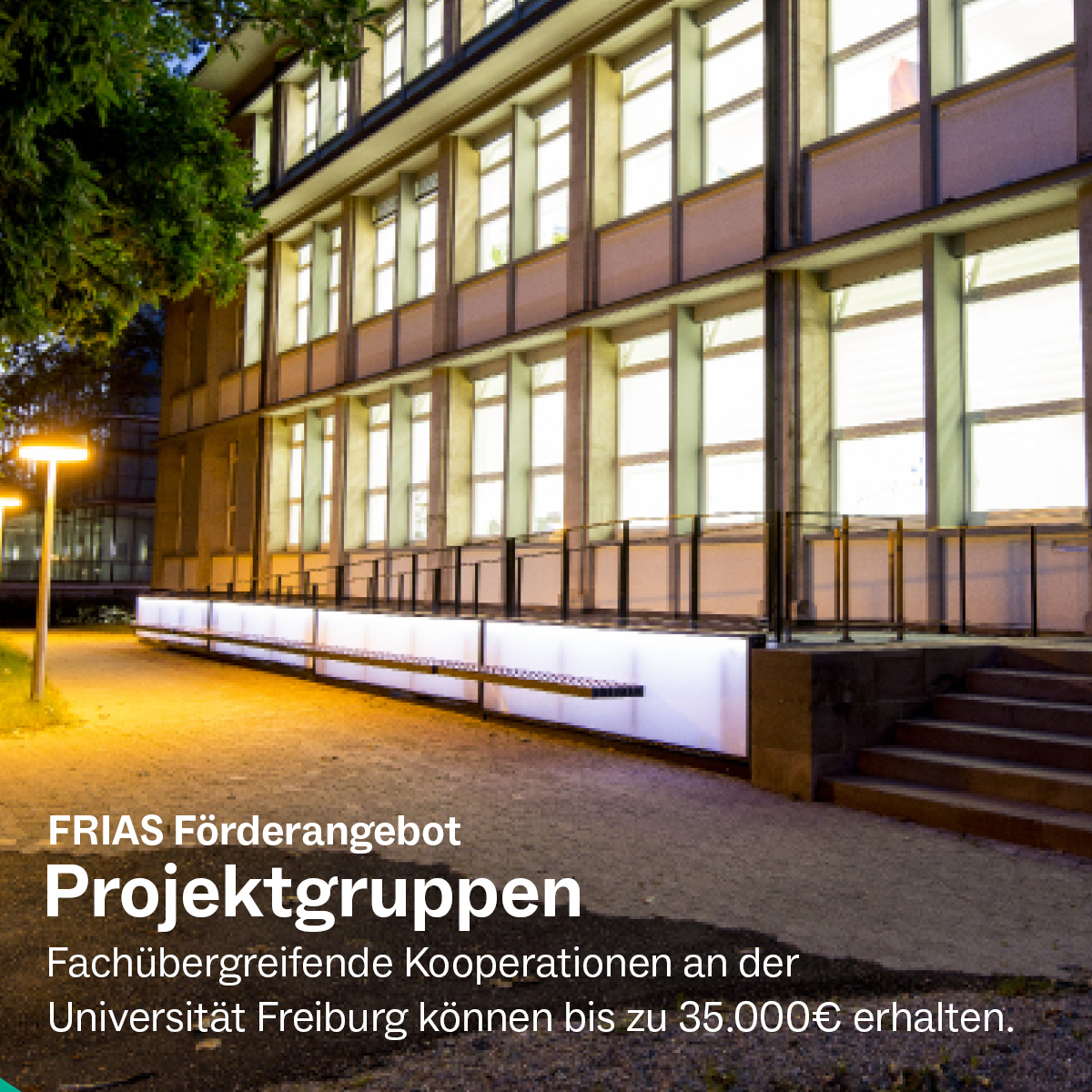 Freiburg Institute for Advanced Studies (FRIAS) (@frias_ufreiburg) on Twitter photo Wir fördern wieder Projektgruppen fĂŒr 2025/26. Antragsberechtigt sind Gruppen von drei bis sechs Wissenschaftler:innen, darunter mindestens zwei Professor:innen der <a href="/UniFreiburg/">UniversitĂ€t Freiburg</a>. Mehr Infos:
frias.uni-freiburg.de/de/aktuelles/w⊠Wir fördern wieder Projektgruppen fĂŒr 2025/26. Antragsberechtigt sind Gruppen von drei bis sechs Wissenschaftler:innen, darunter mindestens zwei Professor:innen der <a href="/UniFreiburg/">UniversitĂ€t Freiburg</a>. Mehr Infos:
frias.uni-freiburg.de/de/aktuelles/wâŠ