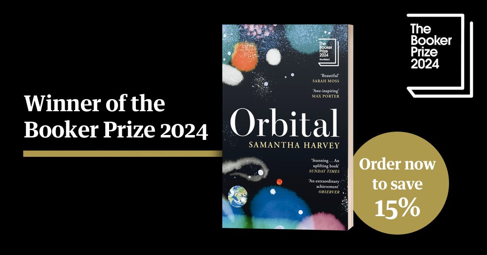 The Guardian Bookshop (@guardian_bkshop) on Twitter photo Congratulations to Samantha Harvey for winning the Booker Prize 2024!
Order your copy of Orbital and save 15% at the Guardian Bookshop guardianbookshop.com/orbital-978152ā¦
#BookerPrize2024 <a href="/TheBookerPrizes/">The Booker Prizes</a> Congratulations to Samantha Harvey for winning the Booker Prize 2024!
Order your copy of Orbital and save 15% at the Guardian Bookshop guardianbookshop.com/orbital-978152ā¦
#BookerPrize2024 <a href="/TheBookerPrizes/">The Booker Prizes</a>