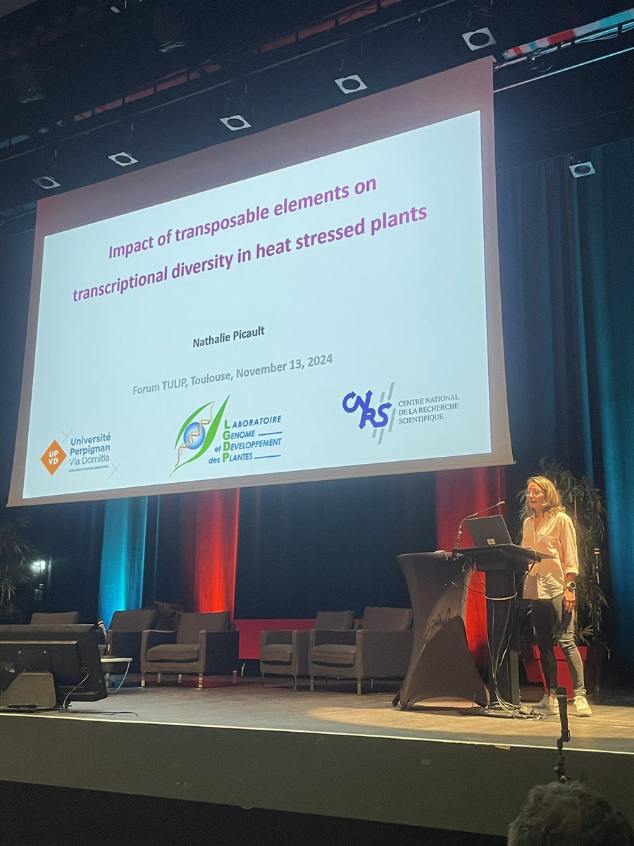 Congrats to Nathalie Picault for her talk about the impact of transposable elements on transcriptional diversity in heat-stressed plants today at the <a href="/TULIP_GS_LabEx/">TULIP</a> Forum
