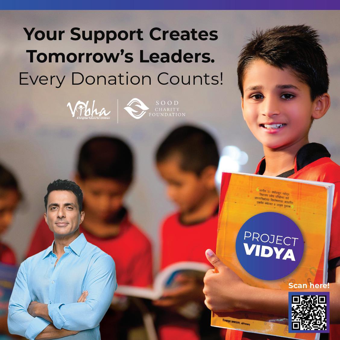 VibhaOfficial's tweet image. Join us in making education accessible for all. Help write their success story and be the reason someone still believes in the power of hope.📚👩🏻‍🎓 Contribute today at vibha.org/project-vidya.

#BuildFutures #ClassroomImpact #ProjectVidya #Vibha #SoodCharityFoundation