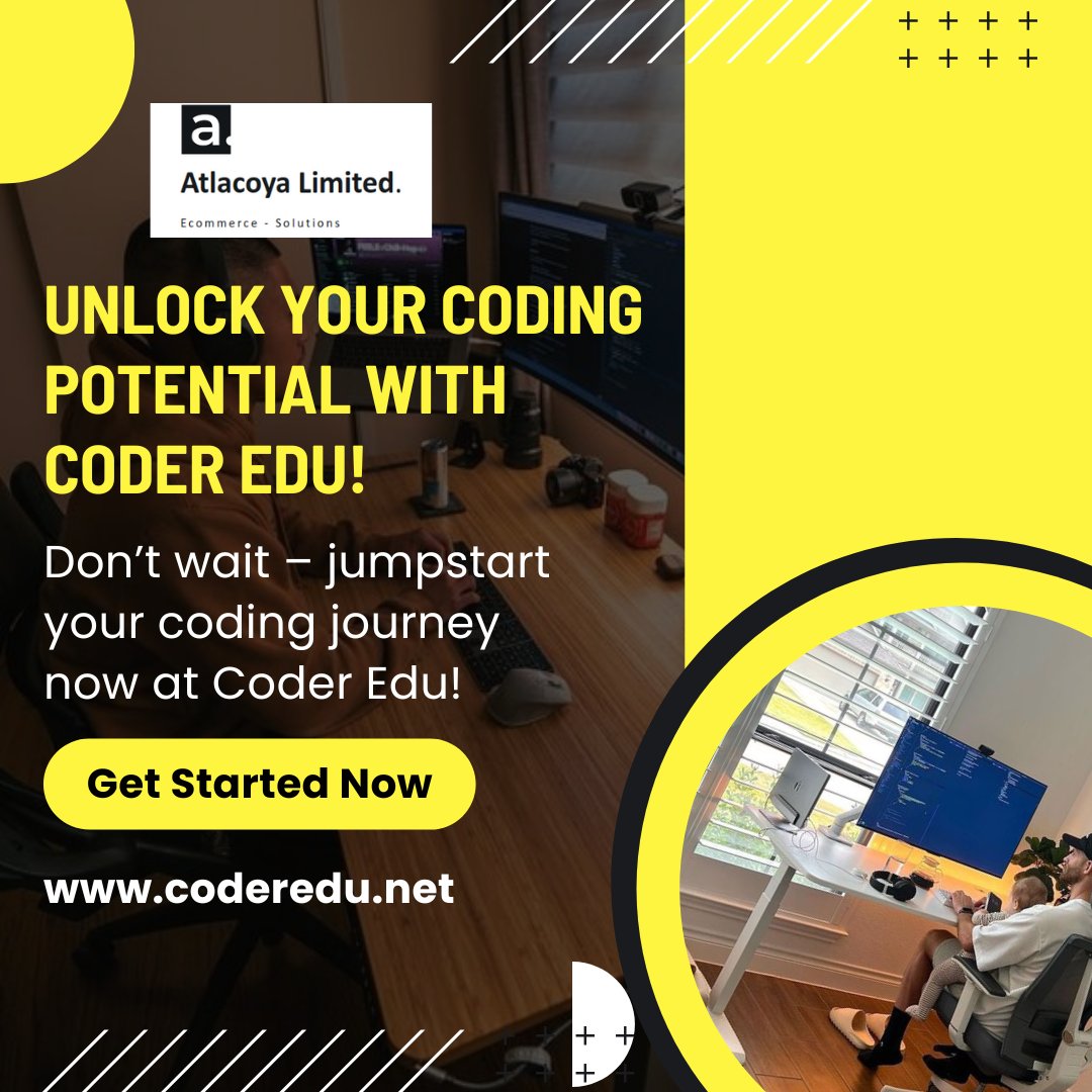 coder_edu2023's tweet image. Coder Edu offers practical lessons to help you master essential programming languages and gain hands-on experience. #LearnToCode #CodingCareer