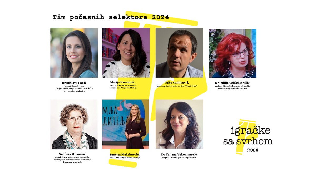 Tim počasnih selektora #IgračkeSaSvrhom2024