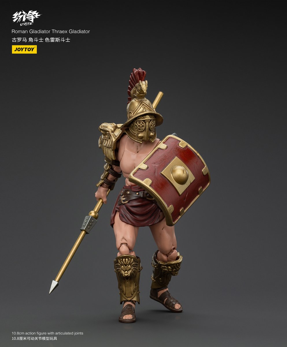 Joytoy_official's tweet photo. Roman Gladiator Thraex Gladiator
#RomanLegions #AncientRome #HistoricalToys #RomanRepublic #MilitaryHistory #CollectibleToys #ClassicalEra #RomanCulture https://t.co/KZ7ZieSdZw