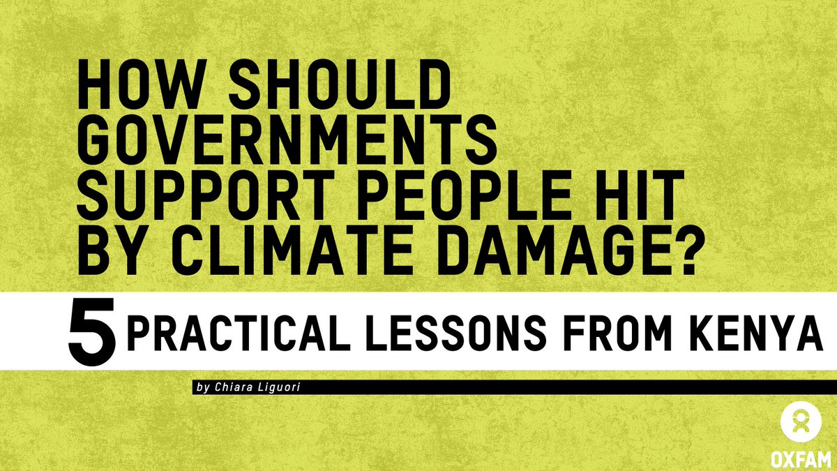 oxfamgbpolicy's tweet photo. As discussions at #COP29 focus on climate finance and how the Fund for Responding to Loss and Damage will work, @LiguoriChiara shares 5 practical lessons from a locally led Loss and Damage project in Kenya that governments can use to support people. 
https://t.co/0n6sUkFLmR https://t.co/PmZ9jCGLsh