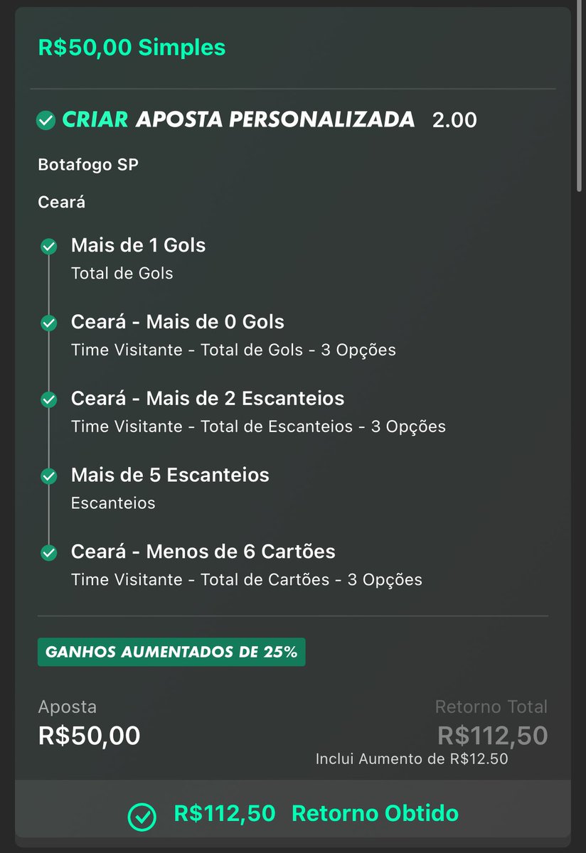 QUEBRANDO ODDS👊🏼 tweet media