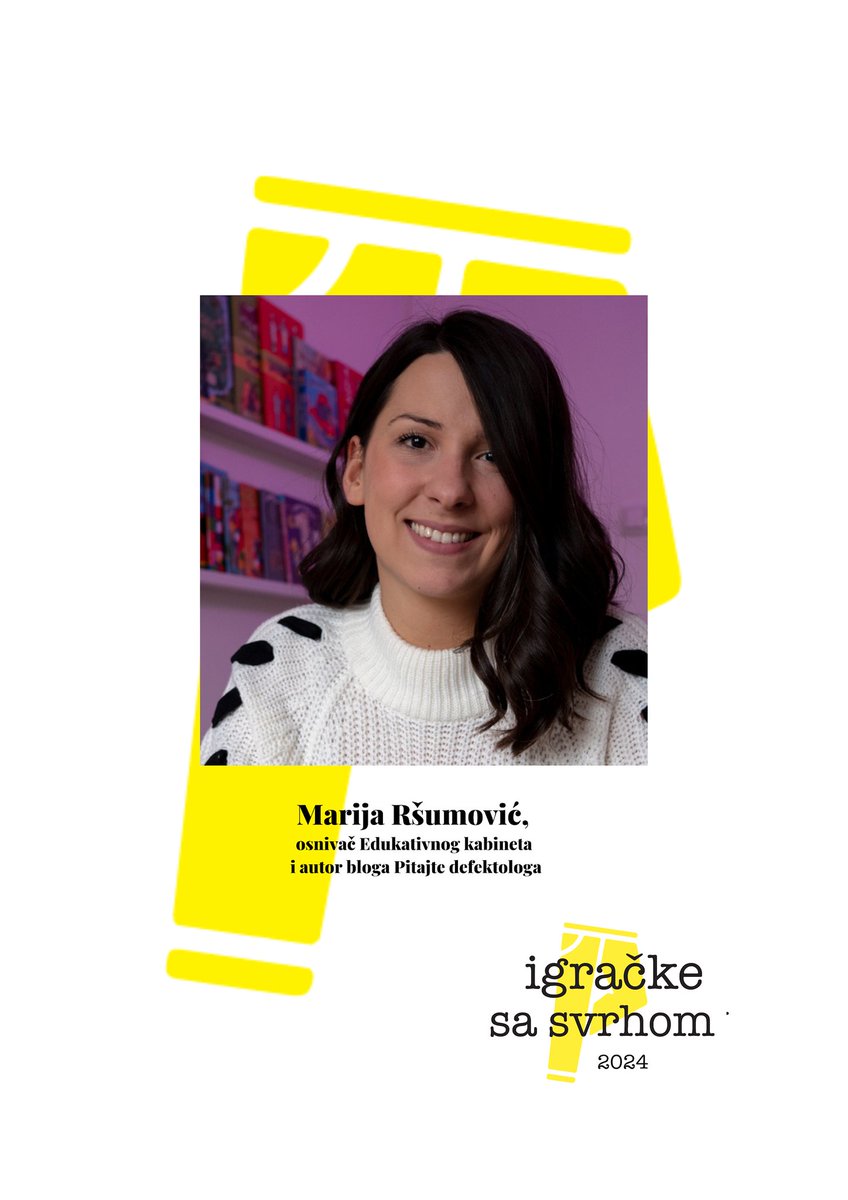 Predstavaljamo Tim počasnih selektora #IgračkeSaSvrhom2024

Marija Ršumović, master defektolog, autor bloga pitajtedefektologa.org