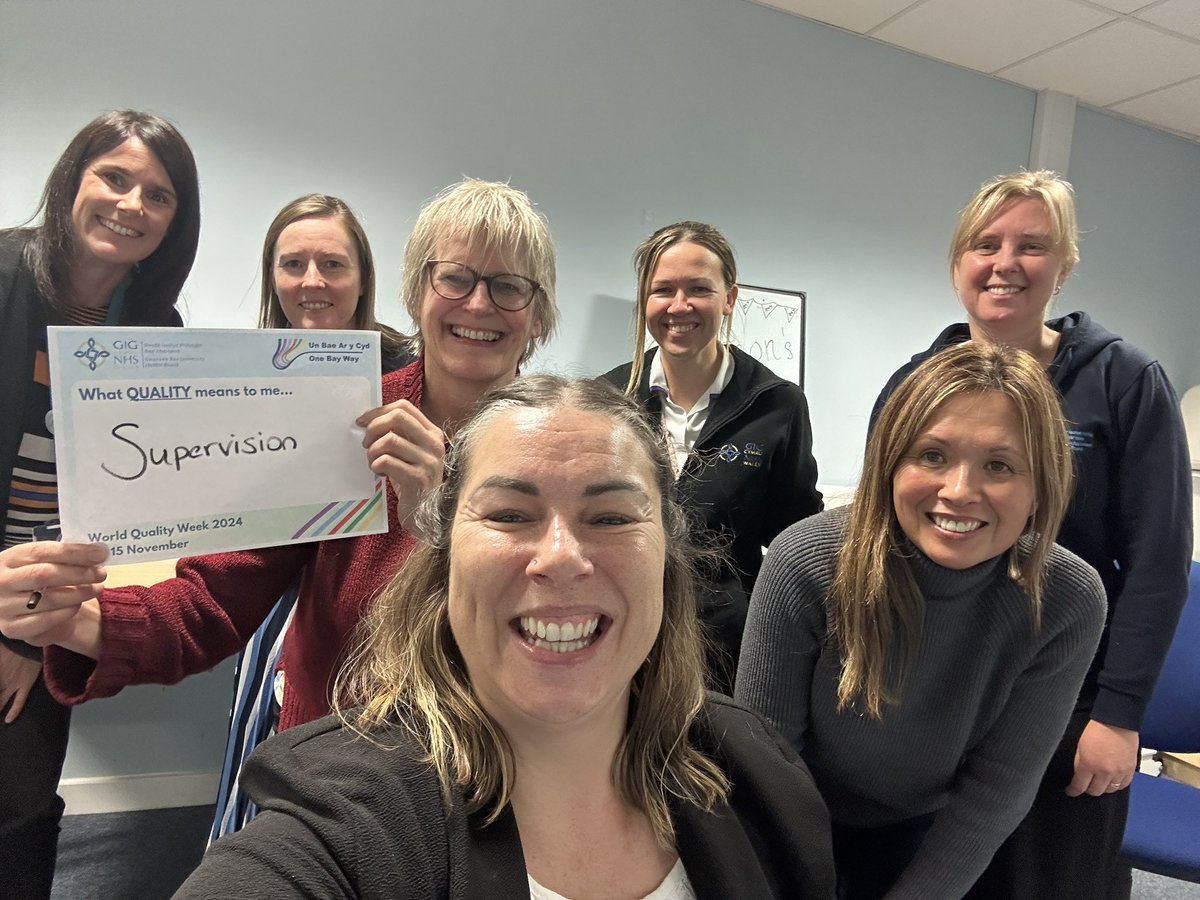 Our amazing community dietetic team highlighting how important and valuable supervision is to maintain high quality care #WorldQualityWeek #WQW24 <a href="/BDA_Dietitians/">British Dietetic Association</a> <a href="/SwanseabayNHS/">Swansea Bay NHS</a> #worldqualityweek24