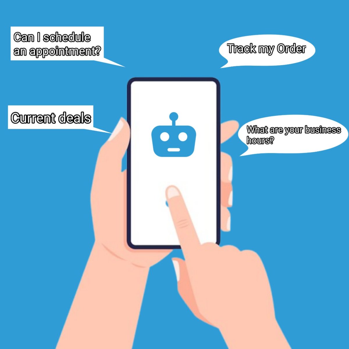 Phizzy250's tweet image. Get the best responses from chatbots by asking simple, direct questions like: &apos;What’s your return policy?&apos; or &apos;Do you offer discounts?&apos; Clear questions help chatbots provide fast, accurate answers! 💬🤖 #ChatbotTips #CustomerService #AIForBusiness