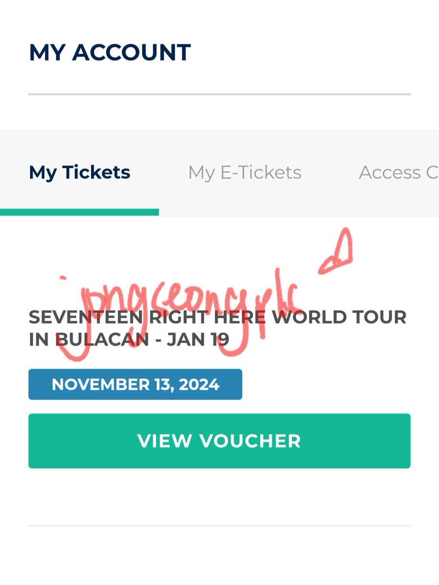 jongseongpls's tweet photo. thank youuuu @for2suns for helping me secure 17rh ticket 😭🫶🏼💓 
see you, sebongs!! https://t.co/Z7JbpEgIcx