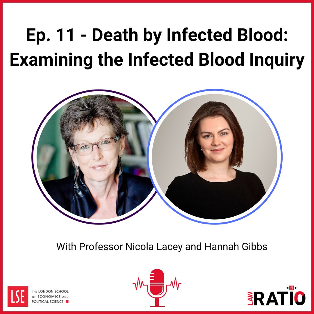 Ratio Law Podcast (@lseratio) on Twitter photo 🚨 Episode 11 of Ratio is out!
Hannah Gibbs joins Professor Nicola Lacey to discuss all she learned when representing victims of the Infected blood scandal. <a href="/LSELaw/">LSE Law School</a>
Listen via the links below:
Spotify: open.spotify.com/episode/6Oouit…
Apple Podcasts: podcasts.apple.com/gb/podcast/rat… 🚨 Episode 11 of Ratio is out!
Hannah Gibbs joins Professor Nicola Lacey to discuss all she learned when representing victims of the Infected blood scandal. <a href="/LSELaw/">LSE Law School</a>
Listen via the links below:
Spotify: open.spotify.com/episode/6Oouit…
Apple Podcasts: podcasts.apple.com/gb/podcast/rat…