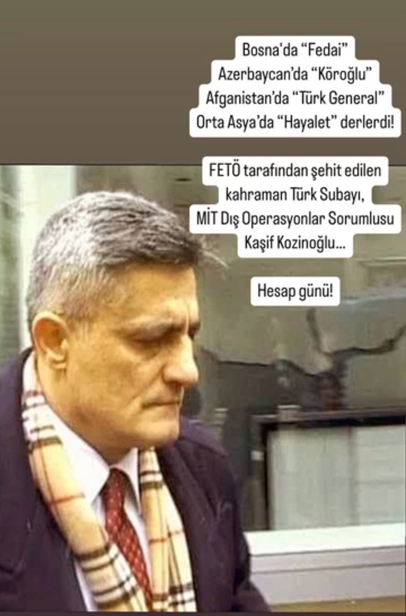 #kaşifkozinoğlu Cennet mekan olsun.